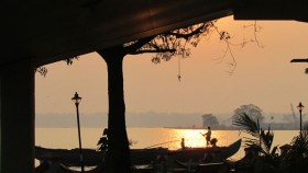 Sunset at kumarakom