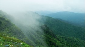 Misty hills in thekkady