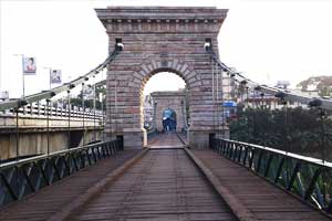 Punalur  Suspension bridge